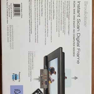 Brookstone instant scan digital frame